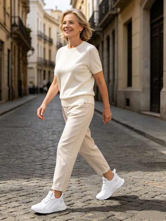 【⏰Ultimo giorno, 70% di sconto! Non perdete l'occasione!】Scarpe ortopediche ergonomiche con assorbimento degli urti, ✅️scarpe ortopediche salutari progettate specificamente per le donne europee.