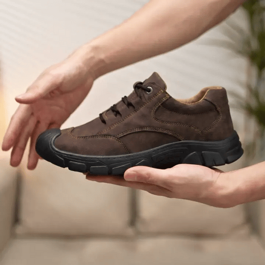 【⏰Ultimo giorno, 70% di sconto! Non perdete l'occasione!】Scarpe ortopediche ergonomiche con assorbimento degli urti, ✅️scarpe ortopediche salutari progettate specificamente per gli uomini europei.