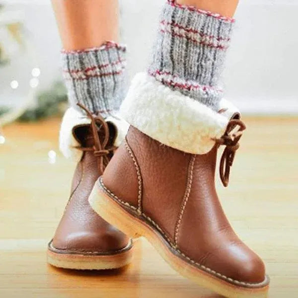 (🎉 Offerta speciale di oggi: 70% di sconto - Non perdertela!) ⏰ Scarpe invernali ortopediche ergonomiche che alleviano efficacemente il dolore a piedi, ginocchia e schiena. ✅ Calde scarpe ortopediche progettate specificamente per le donne europee.