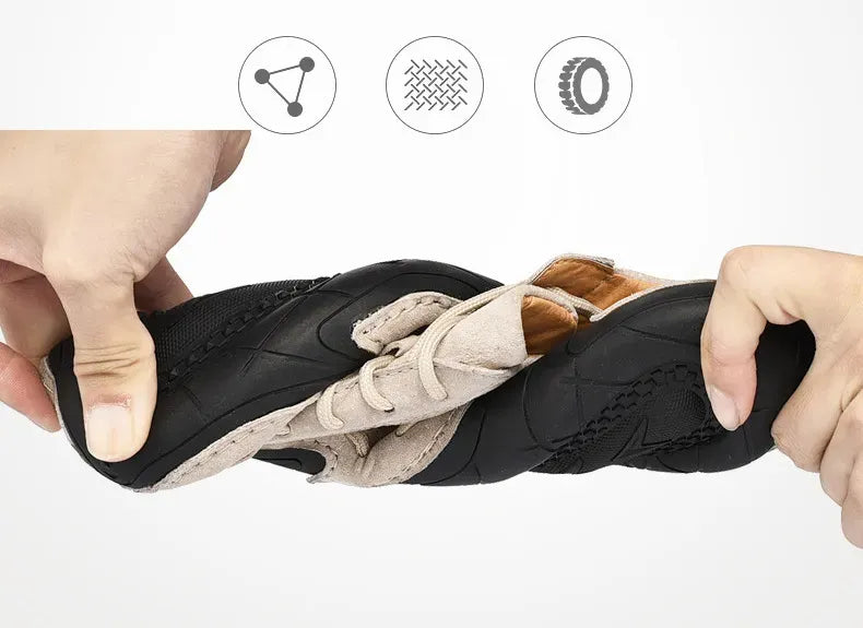 【⏰Ultimo giorno, 70% di sconto! Non perdete l'occasione!】Scarpe ortopediche ergonomiche con assorbimento degli urti, ✅️scarpe ortopediche salutari progettate specificamente per gli uomini europei.