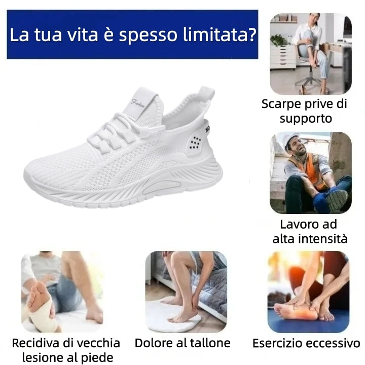 【⏰Ultimo giorno, 70% di sconto! Non perdete l'occasione!】Scarpe ortopediche ergonomiche con assorbimento degli urti, ✅️scarpe ortopediche salutari progettate specificamente per le donne europee.