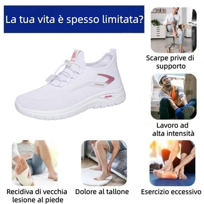 【⏰Ultimo giorno, 70% di sconto! Non perdete l'occasione!】Scarpe ortopediche ergonomiche con assorbimento degli urti, ✅️scarpe ortopediche salutari progettate specificamente per le donne europee.