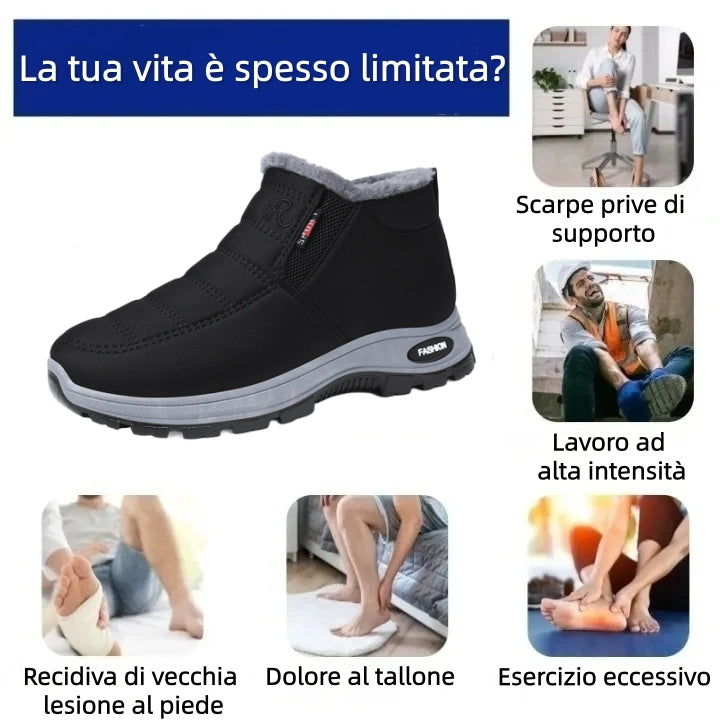 (🎉 Offerta del giorno: Sconto del 70% – Da non perdere!) ⏰ Scarpe invernali ortopediche ed ergonomiche che alleviano efficacemente i dolori a piedi, ginocchia e schiena. ✅ Adatte sia per uomo che per donna.