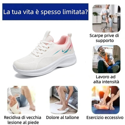 【⏰Ultimo giorno, 70% di sconto! Non perdete l'occasione!】Scarpe ortopediche ergonomiche con assorbimento degli urti, ✅️scarpe ortopediche salutari progettate specificamente per le donne europee.