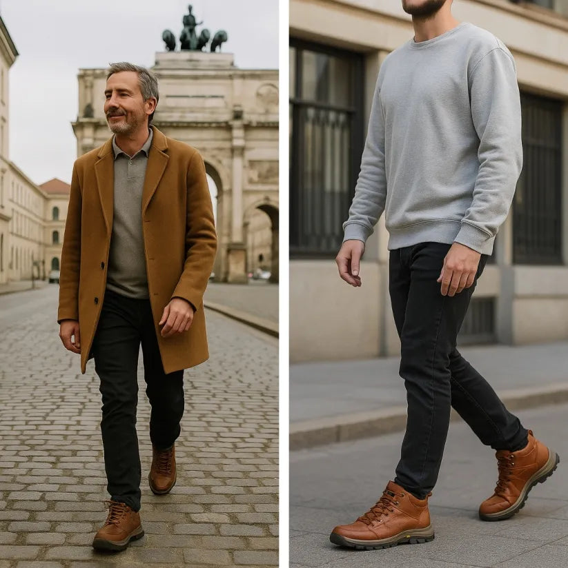 ⏰ Ultimo giorno! Sconto del 70%! 👞 Scarpe in vera pelle italiana 🐂 Cucite a mano, morbide e comode ✅ Supporto per l'arco plantare; riduce la pressione sui piedi e garantisce comfort per tutto il giorno.
