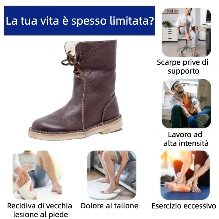 (🎉 Offerta speciale di oggi: 70% di sconto - Non perdertela!) ⏰ Scarpe invernali ortopediche ergonomiche che alleviano efficacemente il dolore a piedi, ginocchia e schiena. ✅ Calde scarpe ortopediche progettate specificamente per le donne europee.