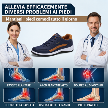 🎉Ultimo giorno! 70% di sconto! ✅ Scarpe mediche plantari progettate specificamente per persone con problemi ai piedi, per alleviare il dolore alla schiena, alle articolazioni e ai piedi.