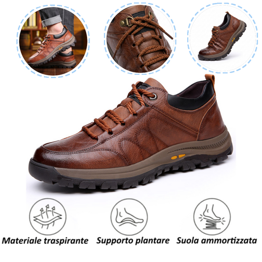 🎁Ultimo giorno per approfittare dello sconto del 70%, non perdertelo! ⏰Realizzate in pelle di vitello australiana🐂Supporto per il piede - allevia il dolore ai piedi✅Impermeabili e antiscivolo, comode da indossare✅Eleganti e versatili.
