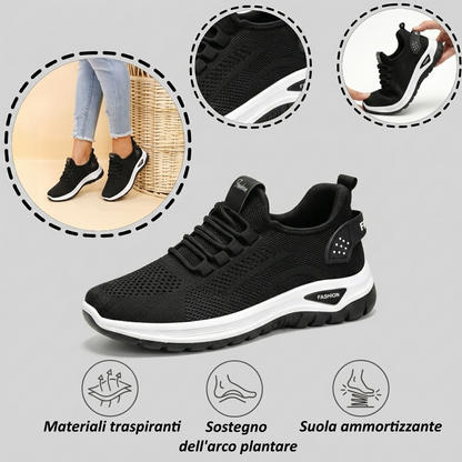 【⏰Ultimo giorno, 70% di sconto! Non perdete l'occasione!】Scarpe ortopediche ergonomiche con assorbimento degli urti, ✅️scarpe ortopediche salutari progettate specificamente per le donne europee.