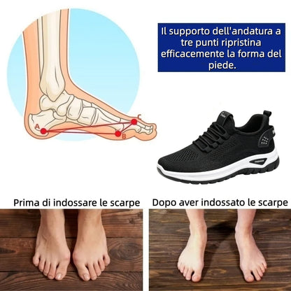 【⏰Ultimo giorno, 70% di sconto! Non perdete l'occasione!】Scarpe ortopediche ergonomiche con assorbimento degli urti, ✅️scarpe ortopediche salutari progettate specificamente per le donne europee.
