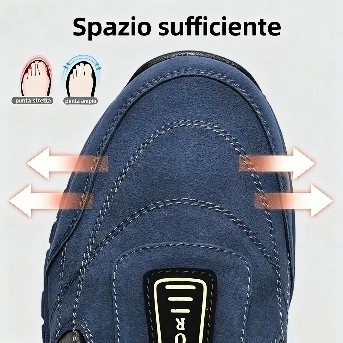 【⏰Ultimo giorno, 70% di sconto! Non perdete l'occasione!】Scarpe ortopediche ergonomiche con assorbimento degli urti, ✅️scarpe ortopediche salutari progettate specificamente per gli uomini europei.
