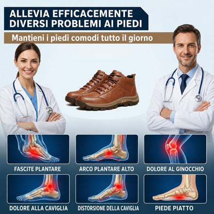 ⏰ Ultimo giorno! Sconto del 70%! 👞 Scarpe in vera pelle italiana 🐂 Cucite a mano, morbide e comode ✅ Supporto per l'arco plantare; riduce la pressione sui piedi e garantisce comfort per tutto il giorno.