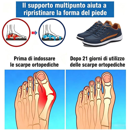 🎉Ultimo giorno! 70% di sconto! ✅ Scarpe mediche plantari progettate specificamente per persone con problemi ai piedi, per alleviare il dolore alla schiena, alle articolazioni e ai piedi.