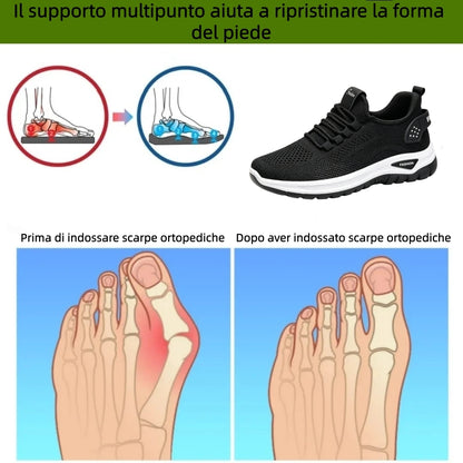 【⏰Ultimo giorno, 70% di sconto! Non perdete l'occasione!】Scarpe ortopediche ergonomiche con assorbimento degli urti, ✅️scarpe ortopediche salutari progettate specificamente per le donne europee.
