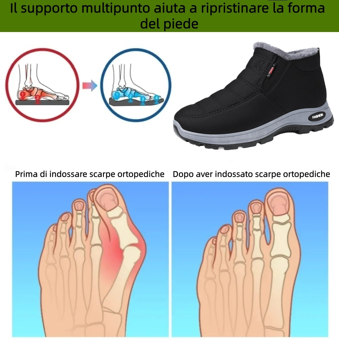 (🎉 Offerta del giorno: Sconto del 70% – Da non perdere!) ⏰ Scarpe invernali ortopediche ed ergonomiche che alleviano efficacemente i dolori a piedi, ginocchia e schiena. ✅ Adatte sia per uomo che per donna.