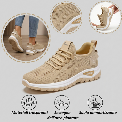 【⏰Ultimo giorno, 70% di sconto! Non perdete l'occasione!】Scarpe ortopediche ergonomiche con assorbimento degli urti, ✅️scarpe ortopediche salutari progettate specificamente per le donne europee.