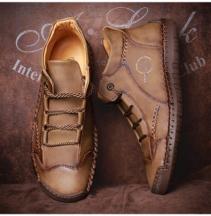 ⏰Sconto del 50% oggi – Non perdere l'occasione!🐂Scarpe ortopediche in pelle bovina da uomo, impermeabili e antiscivolo,🦶che alleviano il dolore ai piedi.