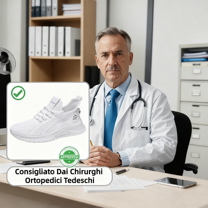 【⏰Ultimo giorno, 70% di sconto! Non perdete l'occasione!】Scarpe ortopediche ergonomiche con assorbimento degli urti, ✅️scarpe ortopediche salutari progettate specificamente per le donne europee.