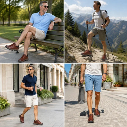 🎁Ultimo giorno per approfittare dello sconto del 70%, non perdertelo! ⏰Realizzate in pelle di vitello australiana🐂Supporto per il piede - allevia il dolore ai piedi✅Impermeabili e antiscivolo, comode da indossare✅Eleganti e versatili.