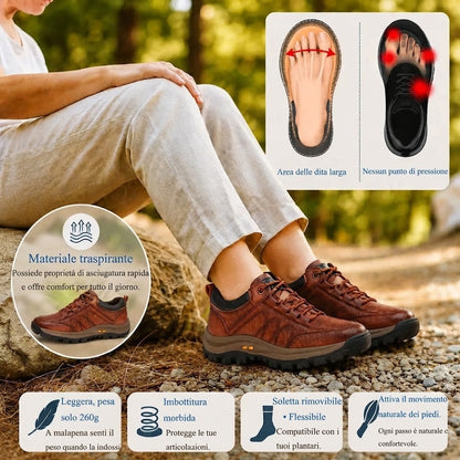 🎁Ultimo giorno per approfittare dello sconto del 70%, non perdertelo! ⏰Realizzate in pelle di vitello australiana🐂Supporto per il piede - allevia il dolore ai piedi✅Impermeabili e antiscivolo, comode da indossare✅Eleganti e versatili.