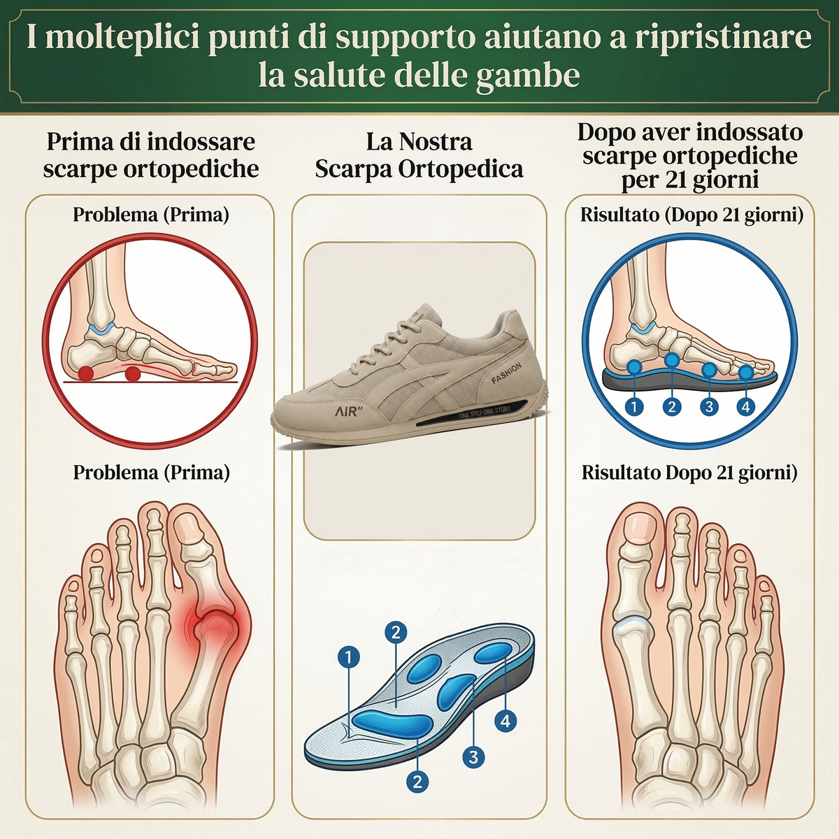 🔥 Offerta speciale di oggi con il 70% di sconto🎁Scarpe ortopediche da camminata da uomo ✅ Traspiranti e antiscivolo - Dì addio al dolore ai piedi e goditi un comfort che dura tutto il giorno!