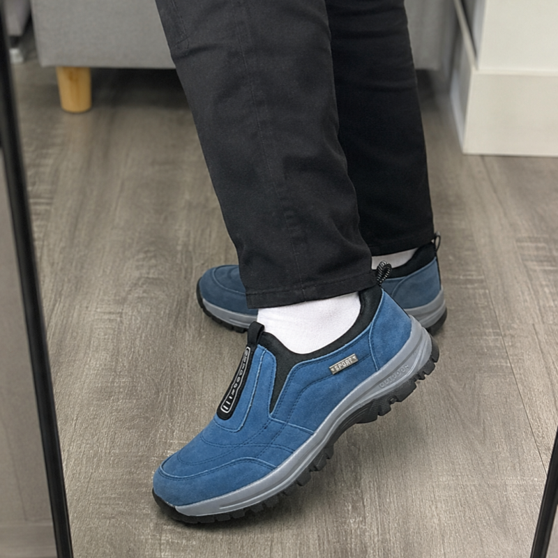 【⏰Ultimo giorno, 70% di sconto! Non perdete l'occasione!】Scarpe ortopediche ergonomiche con assorbimento degli urti, ✅️scarpe ortopediche salutari progettate specificamente per gli uomini europei.