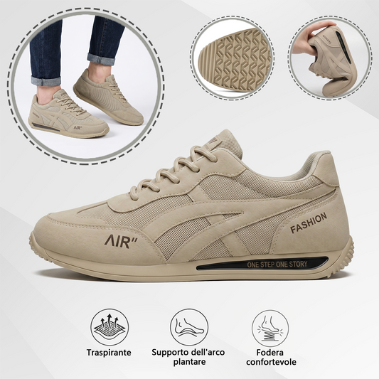 🔥 Offerta speciale di oggi con il 70% di sconto🎁Scarpe ortopediche da camminata da uomo ✅ Traspiranti e antiscivolo - Dì addio al dolore ai piedi e goditi un comfort che dura tutto il giorno!