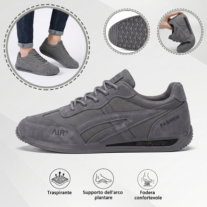 🔥 Offerta speciale di oggi con il 70% di sconto🎁Scarpe ortopediche da camminata da uomo ✅ Traspiranti e antiscivolo - Dì addio al dolore ai piedi e goditi un comfort che dura tutto il giorno!